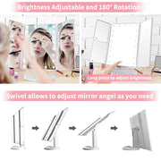 LED Touch Screen Makeup Mirror