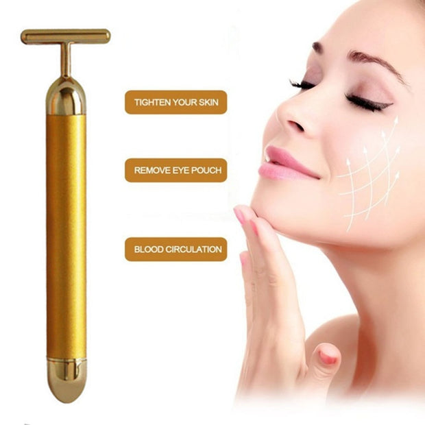 24k Gold Face Lift Bar Roller